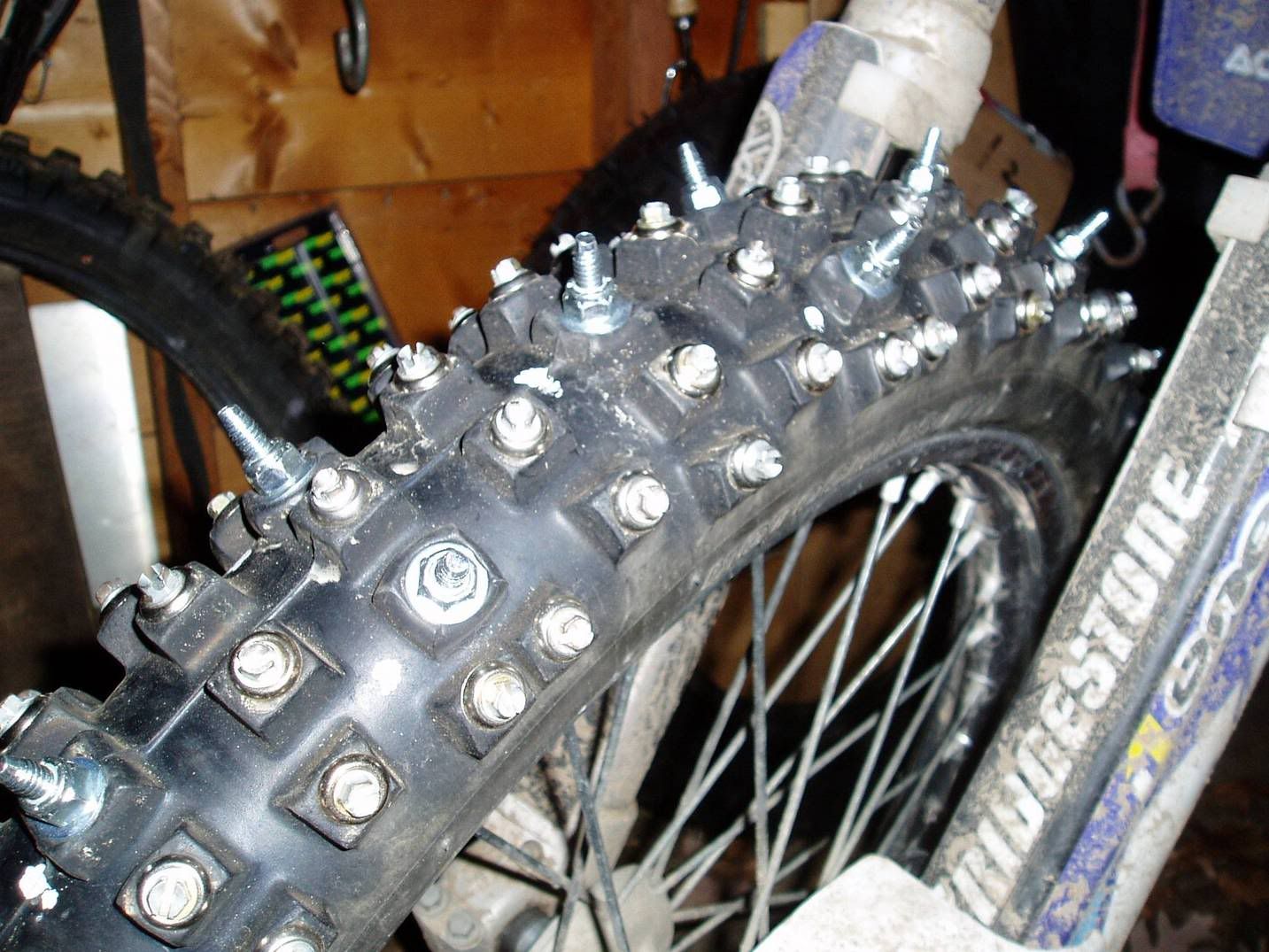 Trail Riding w/ Tire Screws The Dirt Bike Motocross Supercross